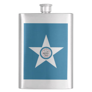 Vlag van Houston, Texas Flask Flacon