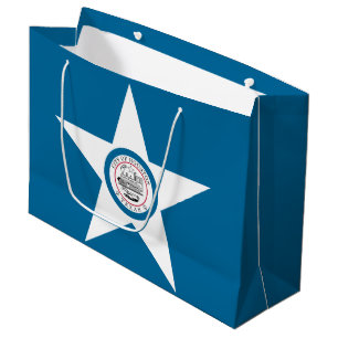 Vlag van Houston, Texas Large Gift Bag Groot Cadeauzakje