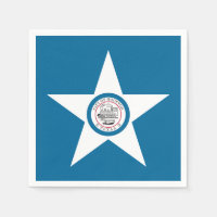 Vlag van Houston, Texas Napkins