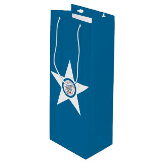 Vlag van Houston, Texas Wine Gift Bag Wijn Cadeautas