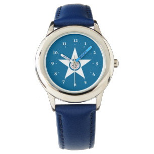 Vlag van Houston, Texas Wristwatch Horloge