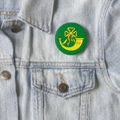 Vlag van Huntingdonshire Button (In situ)