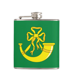 Vlag van Huntingdonshire Hip Flask Heupfles