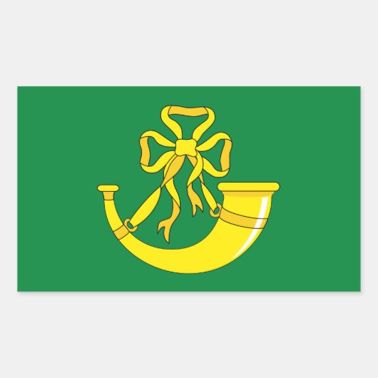 Vlag van Huntingdonshire Rechthoekige sticker (Voorkant)