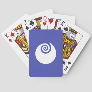 Vlag van Ibaraki Prefectuur, Japan Pokerkaarten