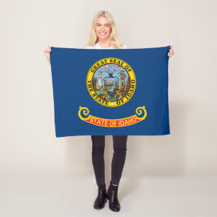 Vlag van Idaho Fleece Deken