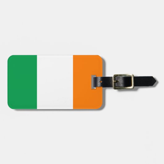 Vlag van Ierland Bagagelabel (Voorkant horizontaal)