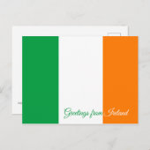 Vlag van Ierland Briefkaart (Voorkant / Achterkant)