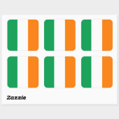 Vlag van Ierland Grote Plein Sticker (Vel)