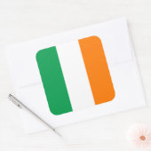 Vlag van Ierland Grote Plein Sticker (Envelop)