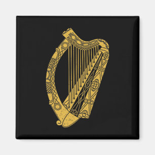 Vlag van Ierland Harp Vlag Ierse Harp Symbool Magneet