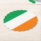 Vlag van Ierland Kartonnen Onderzetters (Gekanteld)