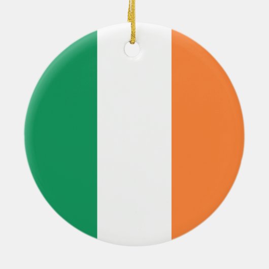 Vlag van Ierland Keramisch Ornament (Achterkant)