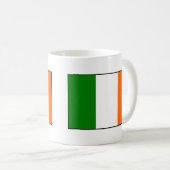Vlag van Ierland Koffiemok (Voorkant rechts)