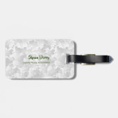 Vlag van Ierland met het shamrockpatroon Luggage T Bagagelabel (Achterkant horizontaal)