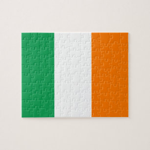 vlag van Ierland Puzzle Legpuzzel