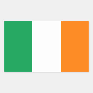 Vlag van Ierland Rechthoek Sticker