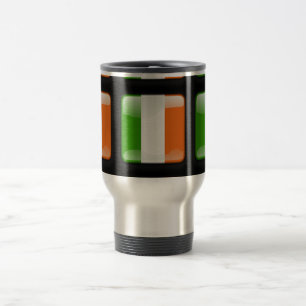 Vlag van Ierland Reisbeker
