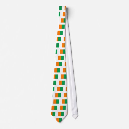 Vlag van Ierland Stropdas (Voorkant)