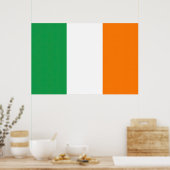 Vlag van Ierland Tricolore Poster (Keuken)