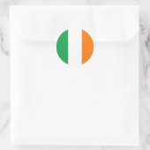 Vlag van Ierland Tricolore Ronde Sticker (Tas)