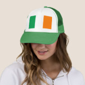 vlag van Ierland Trucker Hat Pet (In situ)