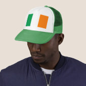 vlag van Ierland Trucker Hat Trucker Pet (In situ)
