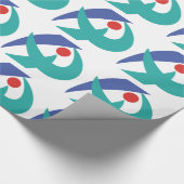 Vlag van Iga, Mie, Japan Cadeaupapier (Hoek)