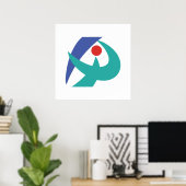 Vlag van Iga, Mie, Japan Poster (Thuiskantoor)