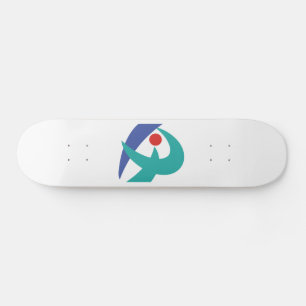 Vlag van Iga, Mie, Japan Skateboard