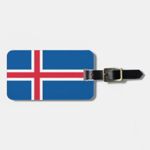 Vlag van IJsland Bagagelabel