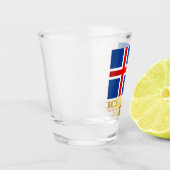 Vlag van IJsland Shot Glas (Links)