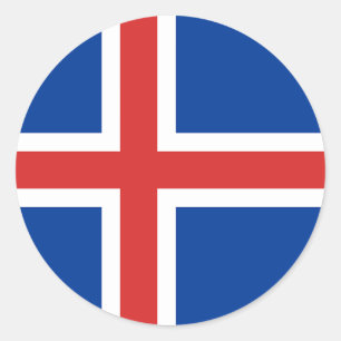Vlag van IJsland Sticker