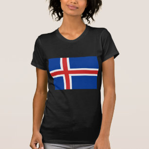 Vlag van IJsland T-shirt