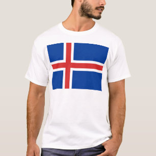 Vlag van IJsland T-shirt