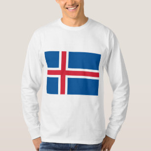 Vlag van IJsland T-shirt