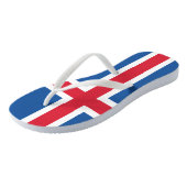 Vlag van IJsland Teenslippers (Schuin)