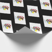 Vlag van Illinois State Design Cadeaupapier (Hoek)