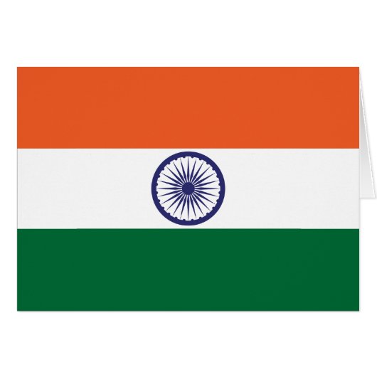 Vlag van India (Voorkant Horizontaal)
