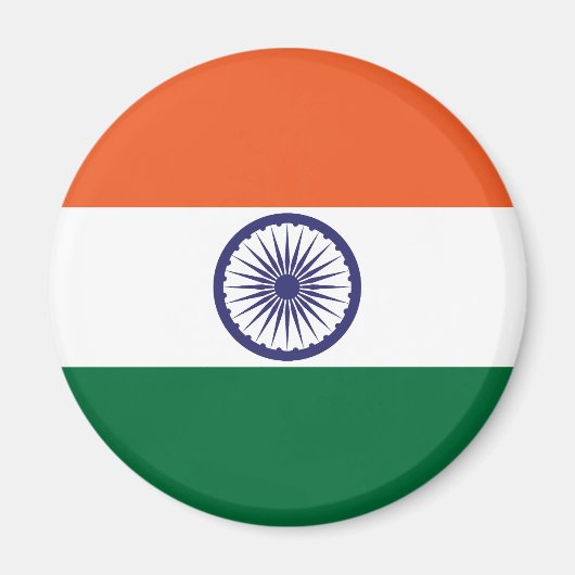 Vlag van India Magneet (Voorkant)