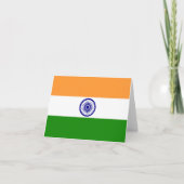 Vlag van India Notitiekaartje (Voorkant)