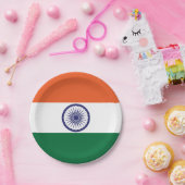 Vlag van India Papieren Bordje (Feest)