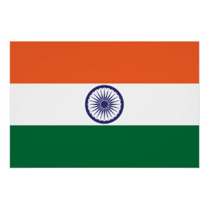 Vlag van India Perfect Poster