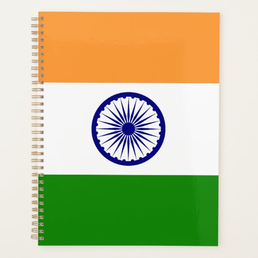 Vlag van India Planner (Voorkant)