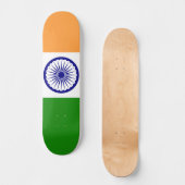 Vlag van India Skateboard (Voorkant)