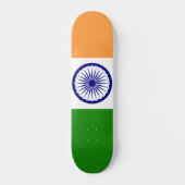 Vlag van India Skateboard (Voorkant)