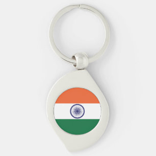 Vlag van India Sleutelhanger