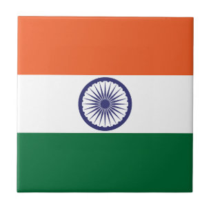 Vlag van India Tegeltje