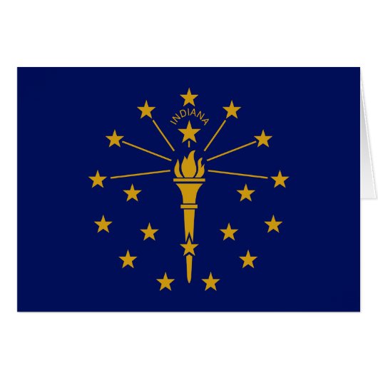 Vlag van Indiana (Voorkant Horizontaal)