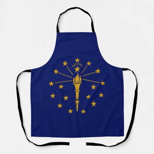 Vlag van Indiana Schort (Voorkant)